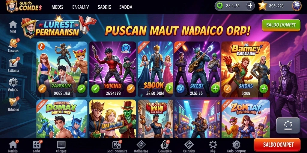 Sistem reward yang menambah keseruan bermain.