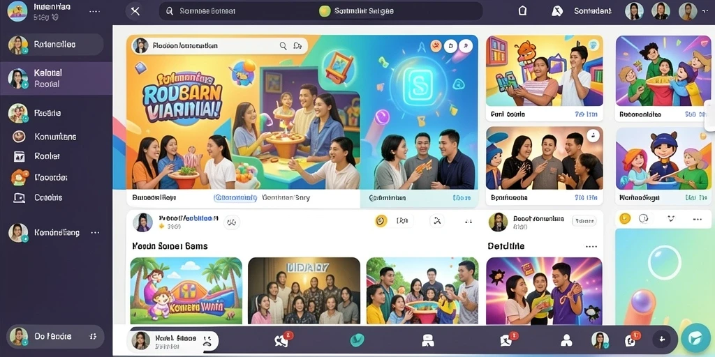 Fitur sosial untuk interaksi antar pemain.
