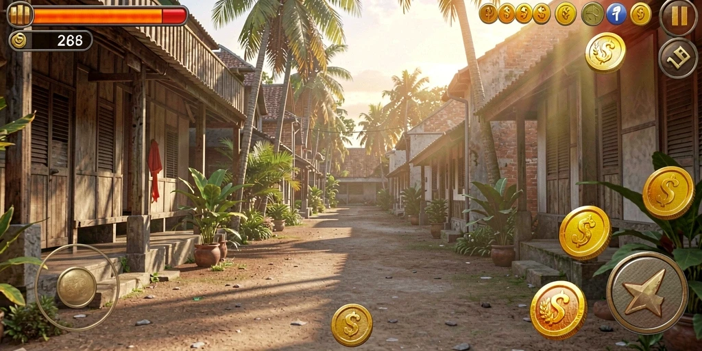 Momen seru saat berkompetisi di mode multiplayer.
