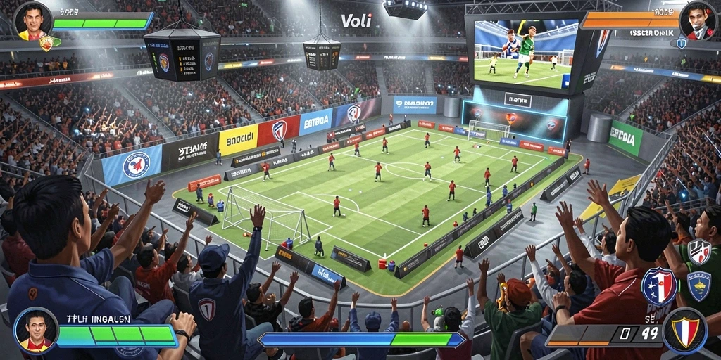 Screenshot menggambarkan mode multiplayer yang seru.
