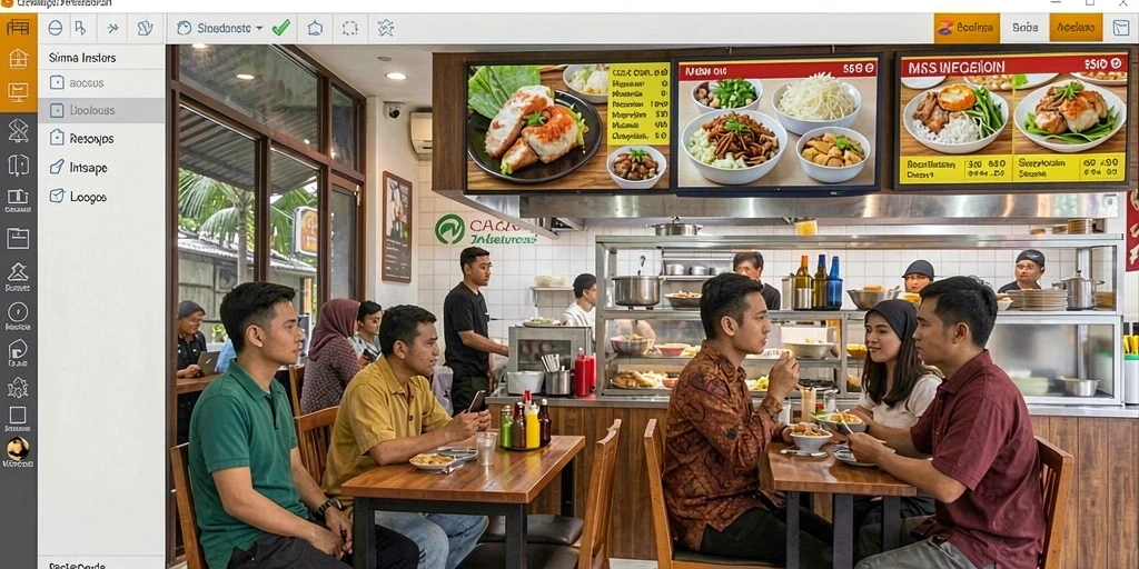 Grafis yang memukau dan mudah dipahami.